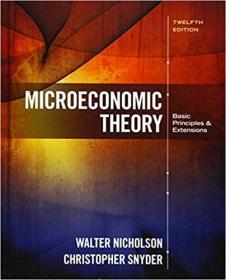 预订 Microeconomic Theory: Basic Principles and Exte