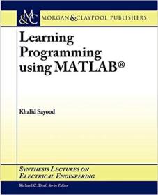 英文原版 Learning Programming Using MATLAB
