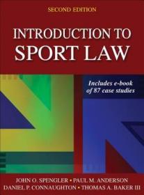 预订 高被引图书Intro Sport Law w/Case Studies 2E