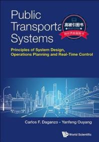 预订 高被引图书Public Transportation Systems: Principles of System Design, Operations Planning and Real-Time Control