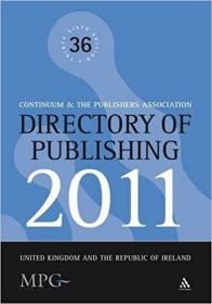 英文原版Directory of Publishing 2011