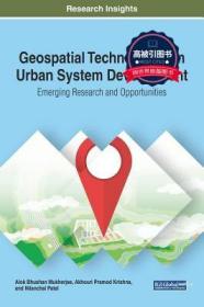 预订 高被引图书 Geospatial Technologies in Urban System Develop