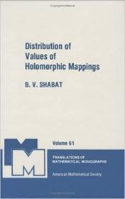 预订Distribution of Values of Holomorphic Mappings