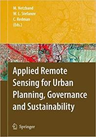 英文原版 高被引图书Applied Remote Sensing for Urban Planning, Governance and Sustainability