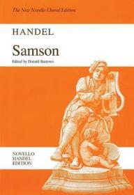 英文原版 Samson: Novello Handel Edition