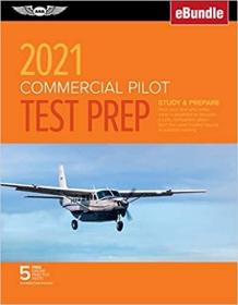 英文原版 Commercial Pilot Test Prep 2021