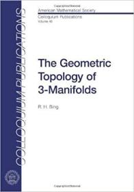 预订The Geometric Topology of 3-Manifolds