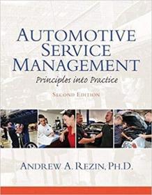 英文原版 Automotive Service Management