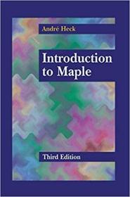 英文原版 高被引图书Introduction to Maple