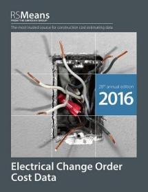 英文原版 RSMeans Electrical Change Order Cost Data
