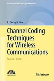 英文原版 高被引图书Channel Coding Techniques for Wireless Communications