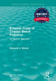 预订 高被引图书 External Costs of Coastal Beach Pollution: An Hedonic Approach