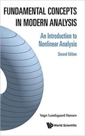 英文原版 Fundamental Concepts in Modern Analysis: An Introduction to Nonlinear Analysis (Second Edition)