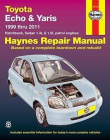 英文原版Toyota Echo & Yaris (99-11) Haynes Repair Manu