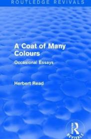 预订 高被引图书 A Coat of Many Colours: Occasional Essays