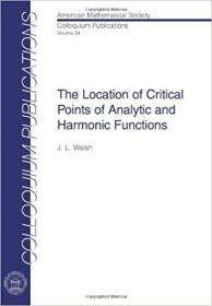 预订The Location of Critical Points of Analytic and Harmonic Functions