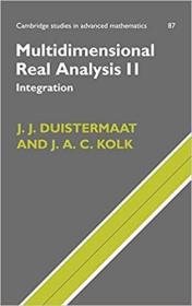 英文原版Multidimensional Real Analysis II: Integration