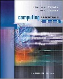 英文原版 Computing Essentials 2005 Complete Edition W/ Student CD