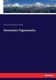 英文原版  Elementary Trigonometry