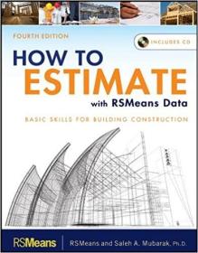 英文原版 How to Estimate with Rsmeans Data: Basic Skills for Building Construction