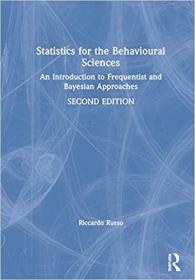 英文原版 高被引图书Statistics for the Behavioural Sciences