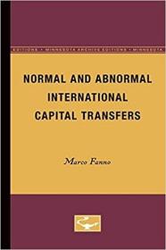 英文原版Normal and Abnormal International Capital Transfers