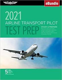 英文原版 Airline Transport Pilot Test Prep 2021