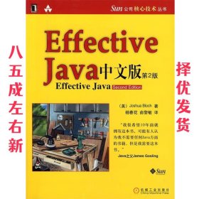 Sun 公司核心技术丛书:Effective Java中文版 第2版 Joshua Bloch