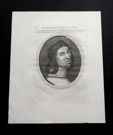 1789年铜版画《拉斐尔自画像》