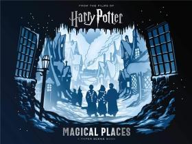 英文原版 哈利波特魔法场景剪纸书 Harry Potter Magical Places
