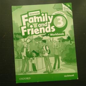 （满包邮）American Family and Friends 3 2nd Edition Workbook 英文版（内页干净无笔记）