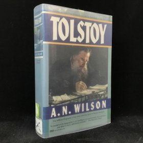 1989年 A.N.威尔逊 《托尔斯泰传》,平装，有插图，Tolsto