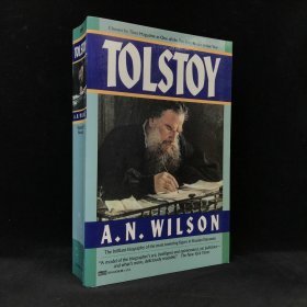 1989年 A.N.威尔逊 《托尔斯泰传》,平装，有插图，Tolstoy