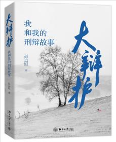大辩护——我和我的刑辩故事 作者：赵运恒 北京大学出版社