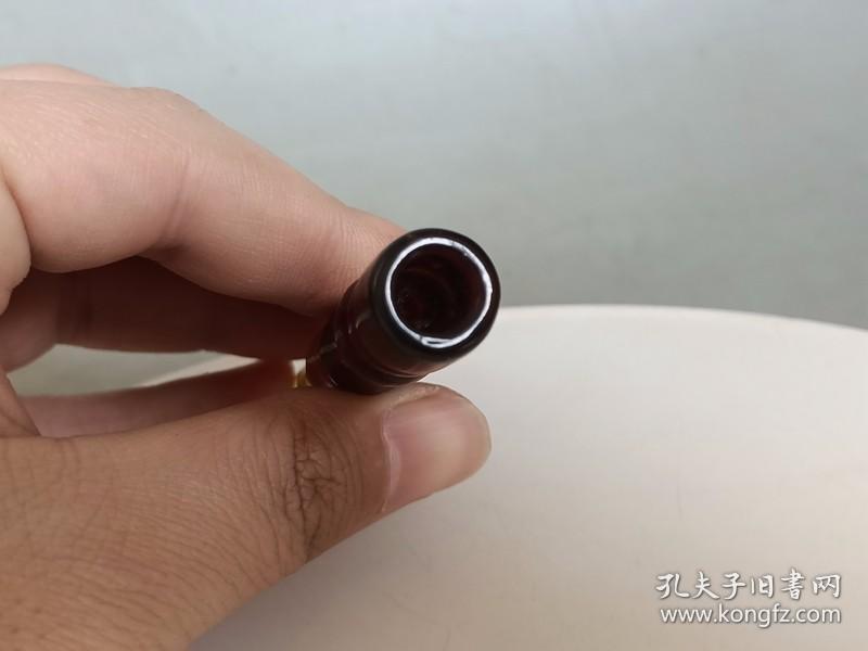 乡下收的清代老琥珀烟嘴0