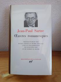 JEAN-PAUL SARTRE Oeuvres romanesques 讓-保羅·薩特 小說全集 LA PLEIADE 七星文庫
