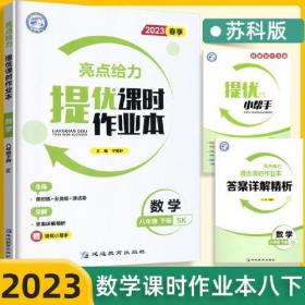 YY2023春 亮点给力 提优课时作业 八年级下册 数学 苏科版