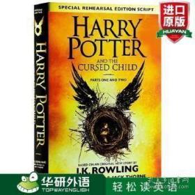 全新正版原版 哈利波特8 哈利波特与被诅咒的孩子英文原版 Harry Potter and the Cursed Child 1-7续集JK罗琳 英文版进口英语小说书籍