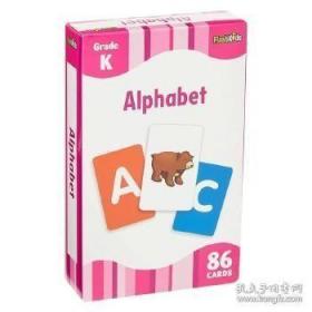 字母闪卡 英文原版 Alphabet Flash Kids Flash Cards 字母英语启蒙高效学习闪卡 游戏卡86张卡片 英文版进口原版