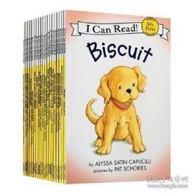 正版 I Can Read Biscuit小饼干狗系列18册 第1阶段My First英文原版绘本 汪培珽书单 3-8岁英语零基础启蒙 亲子阅读