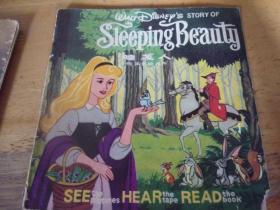24升连环画  睡美人 有声童话丛书 中英文版--只有书,无卡带----品以图为准