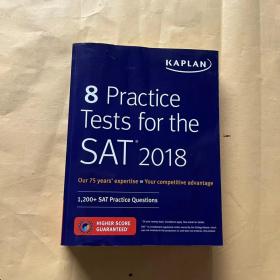 卡普兰SAT考试8套习题2018版 英文原版 8 Practice Tests for the SAT 2018