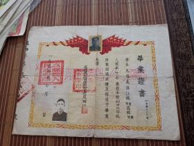 1954年 高邮县初级中学 毕业证书