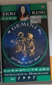英文原版 Teri King\s Astrological Horoscopes for 1997: Gemini  