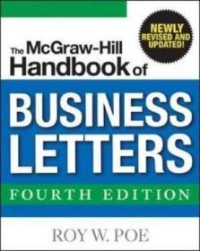 The Mcgraw-hill Handbook Of Business Letters 4/e /Roy Poe Mc