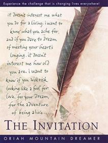 The Invitation /Oriah  Oriah Moun... HarperSanFrancisc...