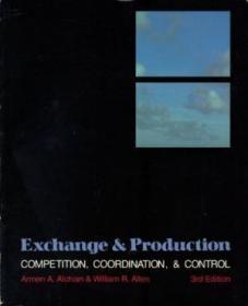 Exchange And Production /Armen A. Alchian