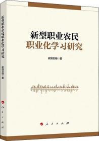 新型職業農民職業化學習研究