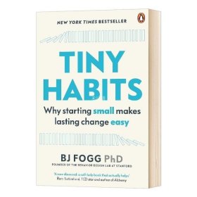 正版现货 福格行为模型 Tiny Habits 英文原版励志读物 进口英语书籍