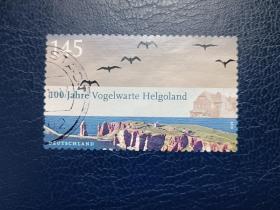 德国邮票（天文）：2010 黑尔哥兰鸟天文台诞辰100周年 1套1枚 （信销）